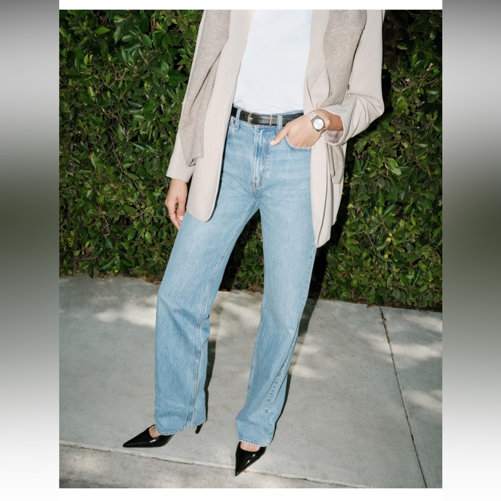 Abercrombie High Rise Loose Jean